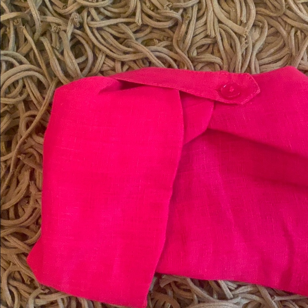 Tory Burch Linen Button Down - image 4